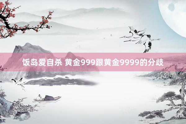 饭岛爱自杀 黄金999跟黄金9999的分歧